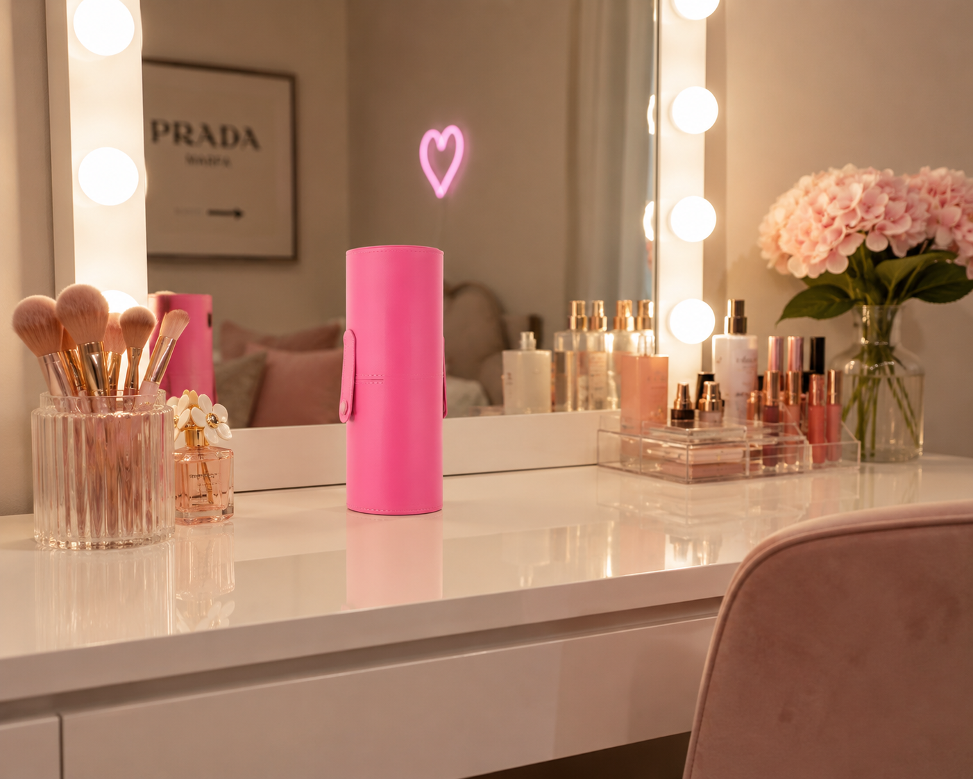 Anti-Fray Protective Makeup Brush Storage
