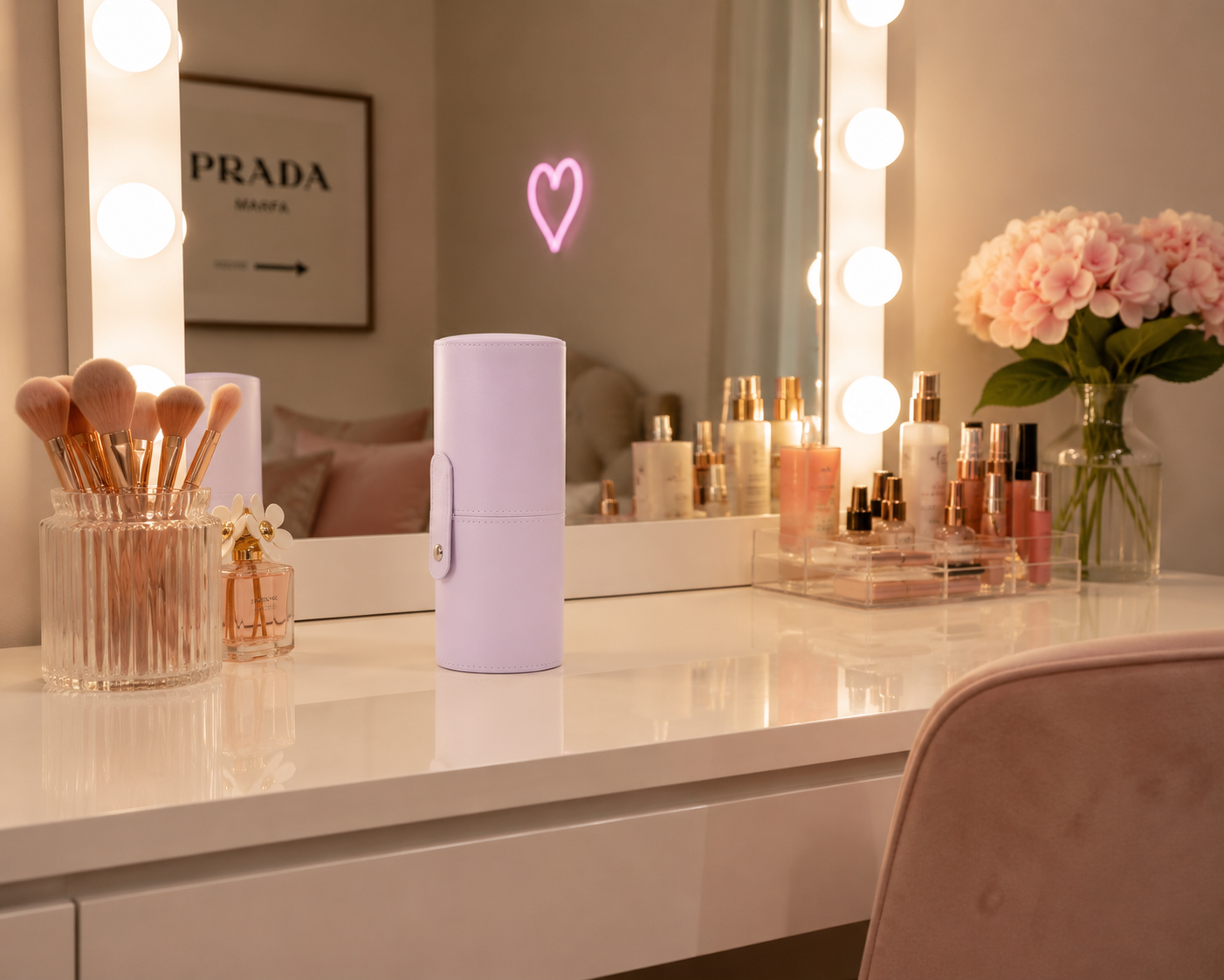 Anti-Fray Protective Makeup Brush Storage