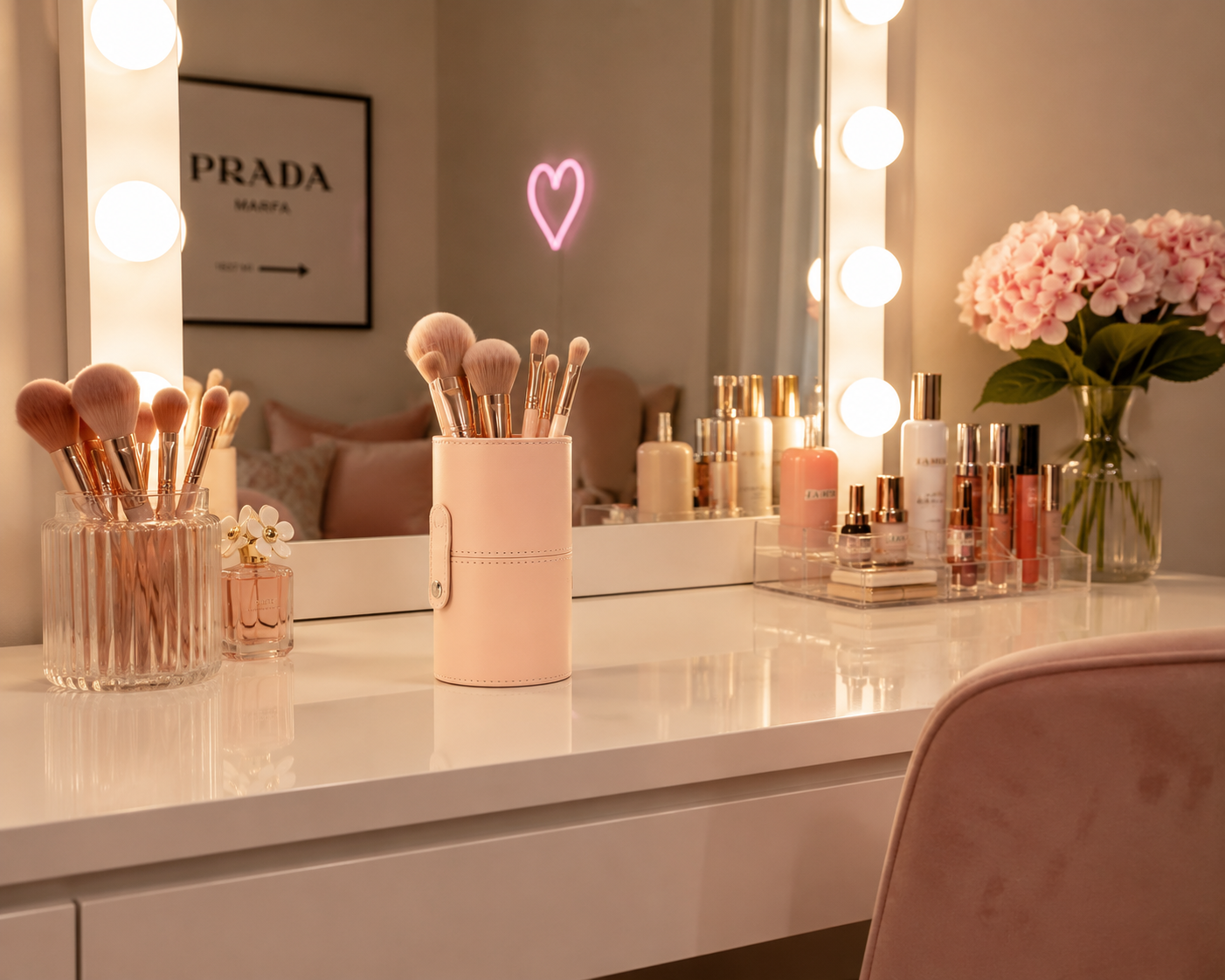 Anti-Fray Protective Makeup Brush Storage