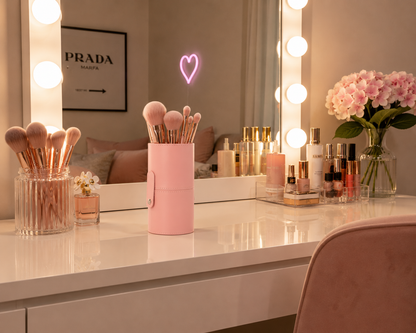 Anti-Fray Protective Makeup Brush Storage