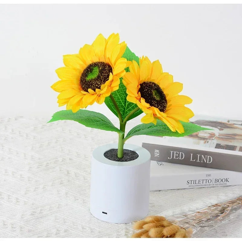 Rechargeable Sunflower Night Light