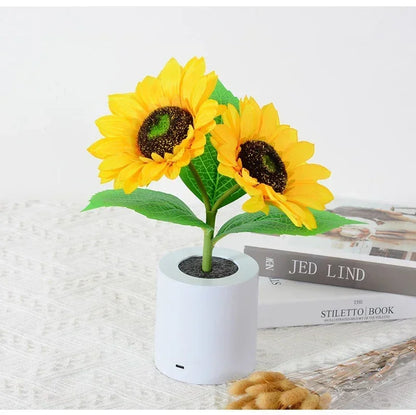 Rechargeable Sunflower Night Light