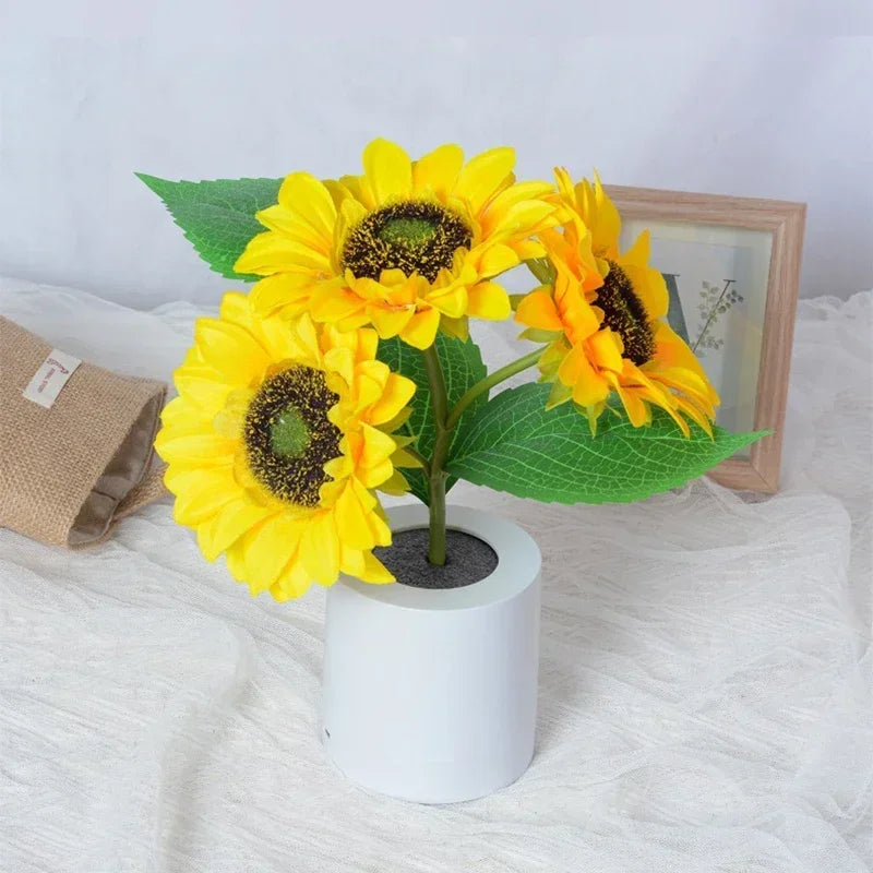 Rechargeable Sunflower Night Light