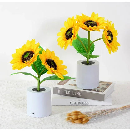 Rechargeable Sunflower Night Light