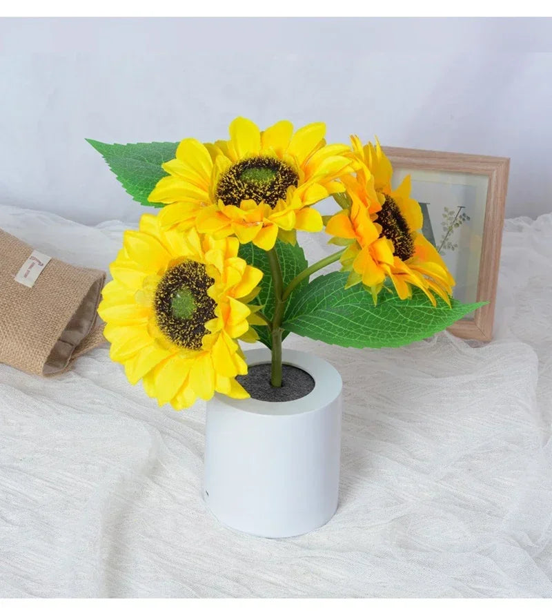 Rechargeable Sunflower Night Light